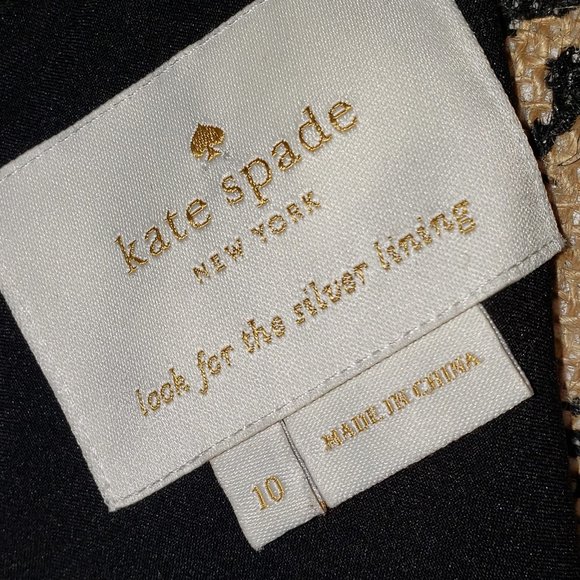 Kate Spade ♠ New York Blossom-Trimmed Tweed Dress - Picnic Perfect - Picture 6 of 8